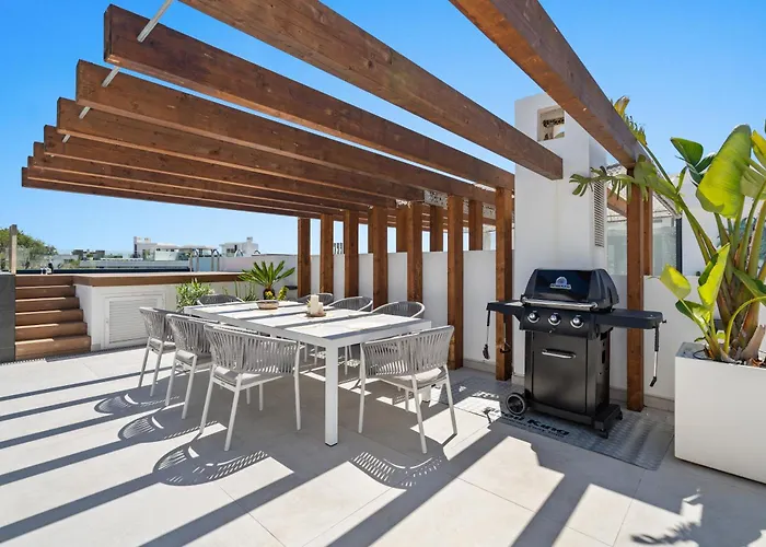 Dunes Penthouse - Brand New, Splendid Rooftop, Pool & Sea View Appartamento Marbella